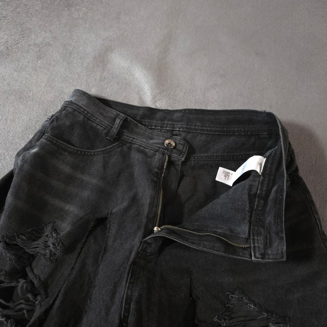 BLR 비엘알 디스트로이드 빈티지 더블 데님 팬츠 L 상품이미지3