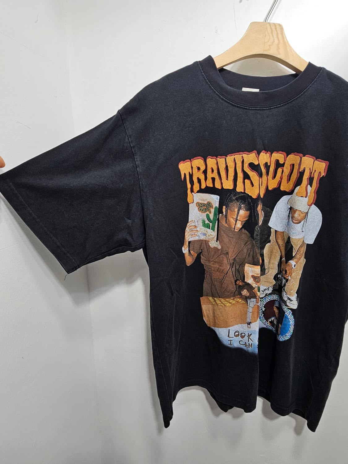 트래비스 스캇 빈티지 힙합무드 반팔티 상품이미지4