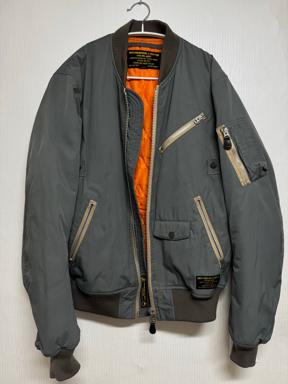 Neighborhood Burton MA-1 항공점퍼 L 상품이미지1