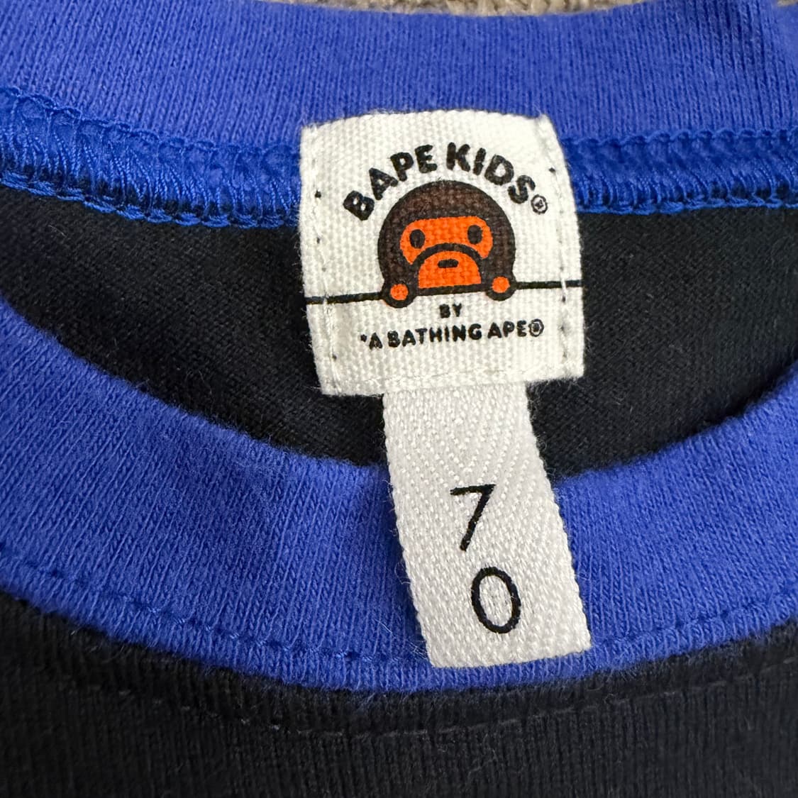 키즈 bape 베이프 퍼스트 카모 베이비 마일로 바디수트 70 상품이미지3