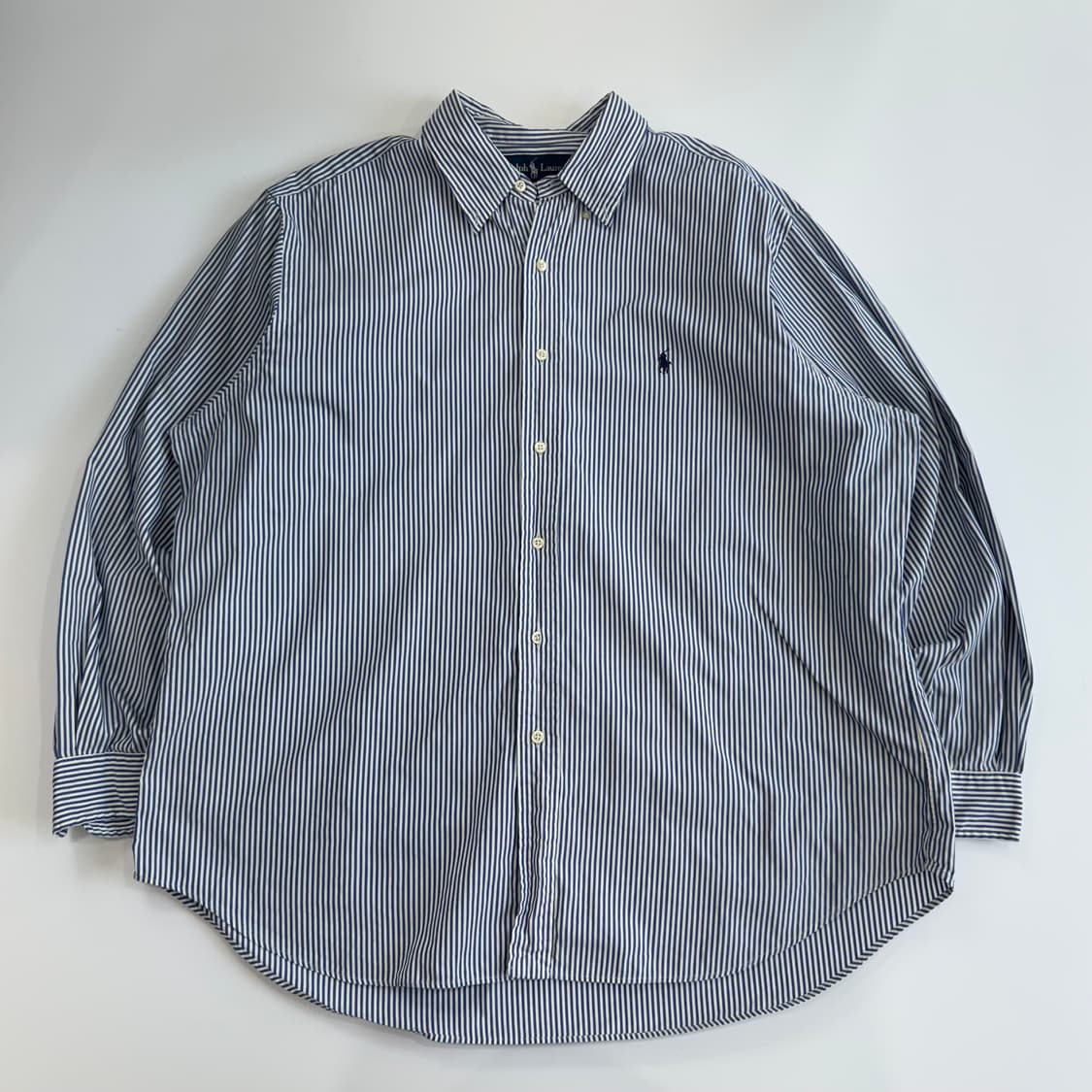 Polo 폴로 네이비포니 네이비 스트라이프 셔츠 상품이미지3