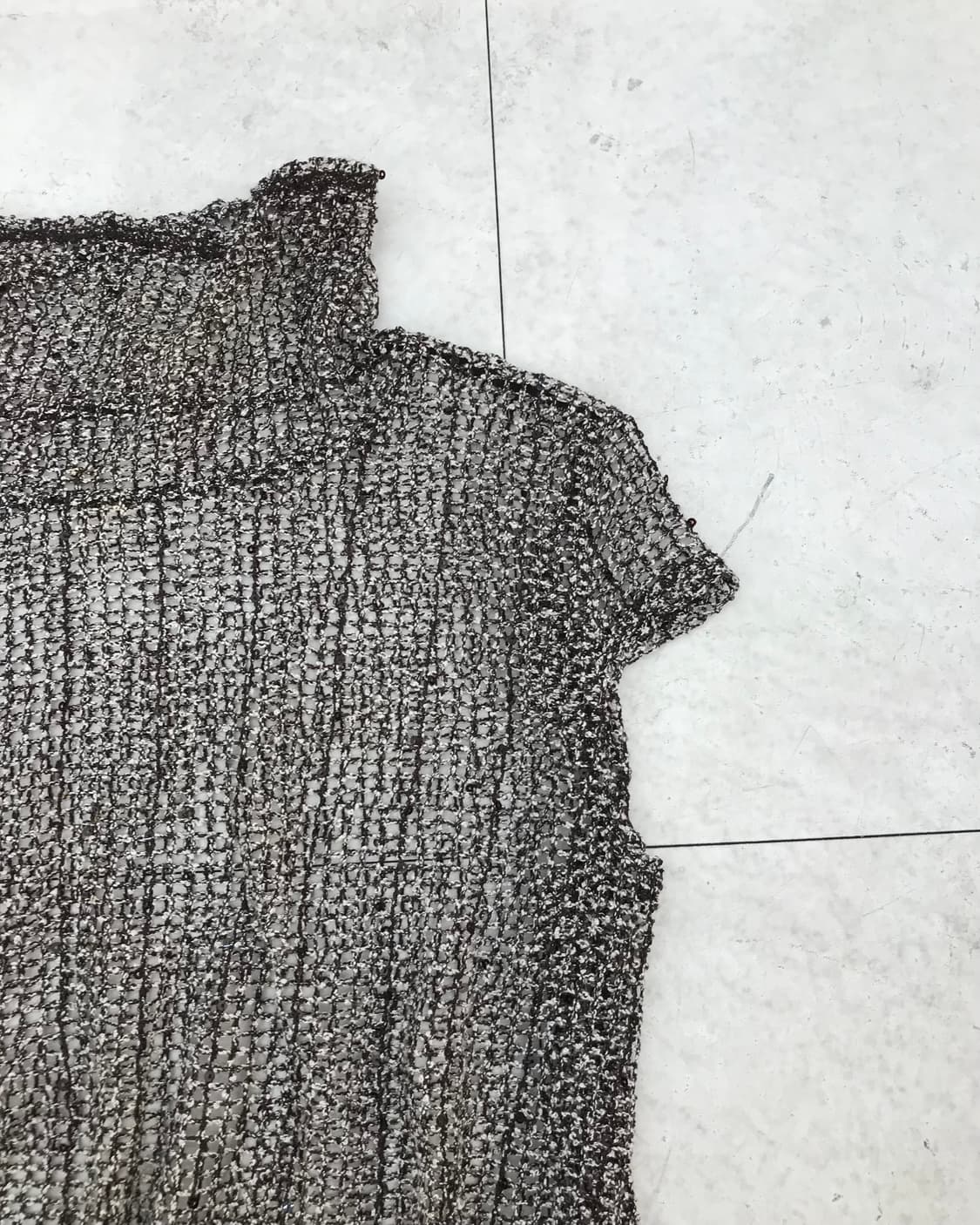 브라운 메쉬 폴라 상품이미지2