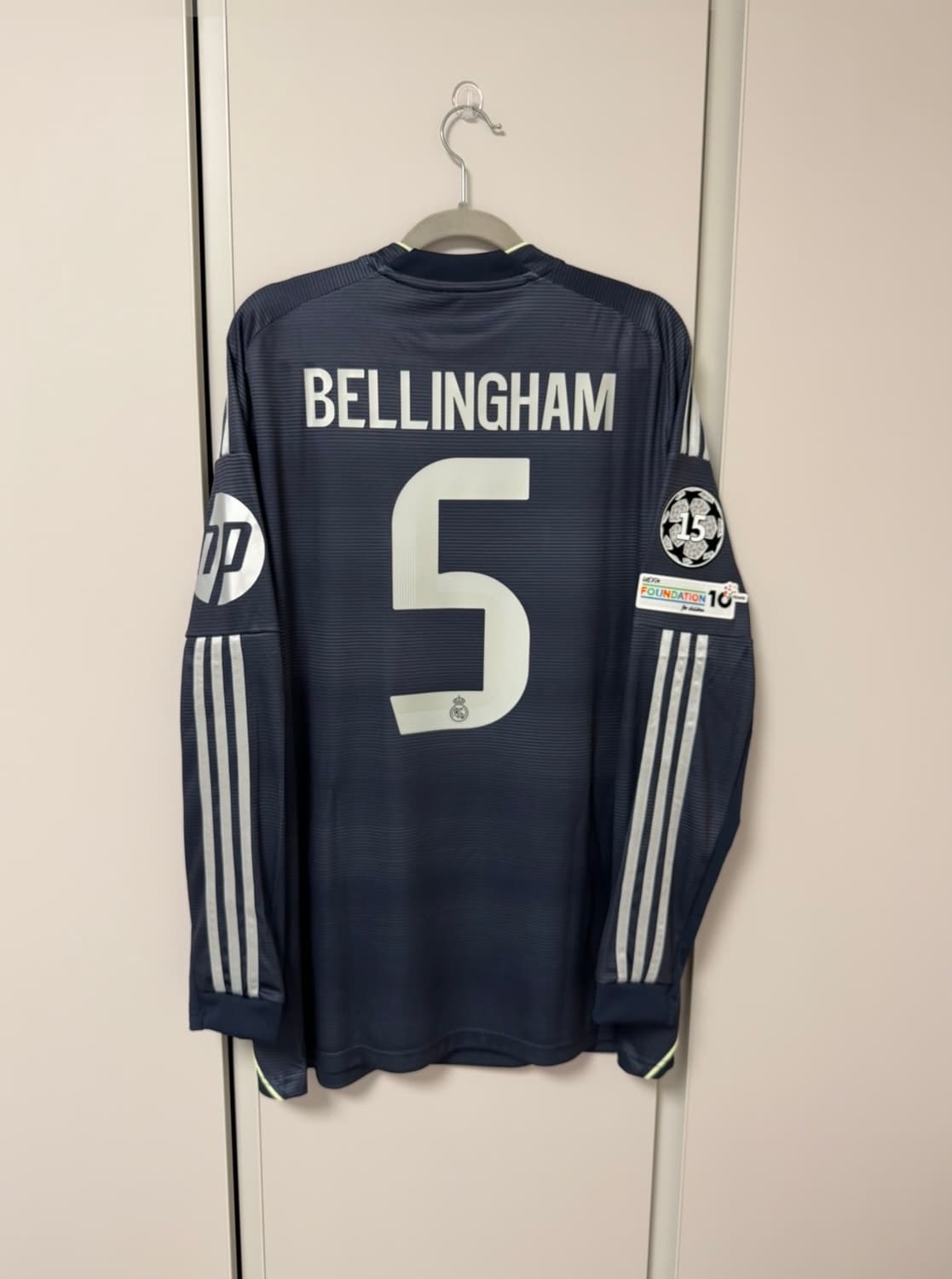 25-26 레알 마드리드 L/S 어웨이 국내XL 벨링엄 판매 상품이미지2