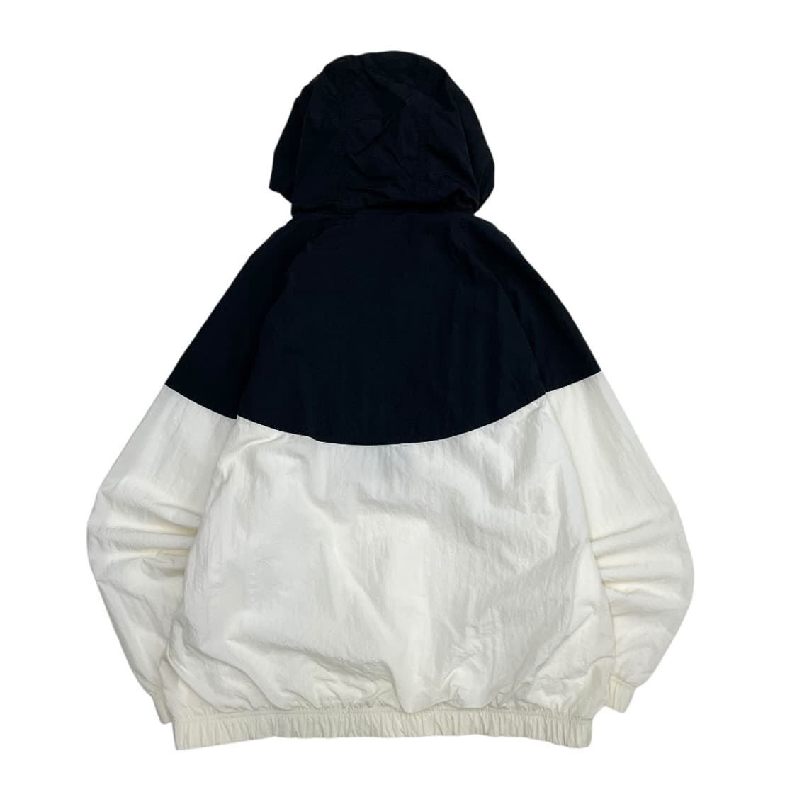 나이키 블랙배색 화이트 후드 바람막이 XL 상품이미지4