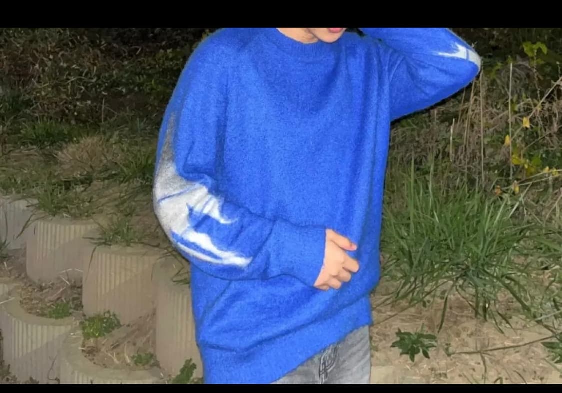 송지오 고스트 니트 판매합니다 상품이미지2