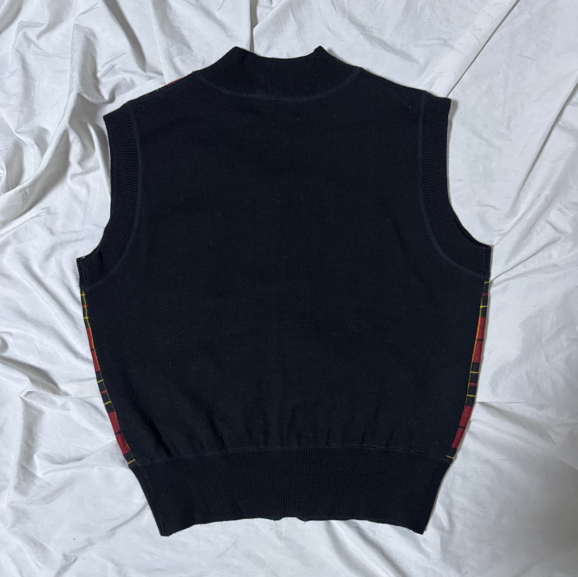 80s 주니어 고티에 체크 니트 베스트 장폴고티에 상품이미지2