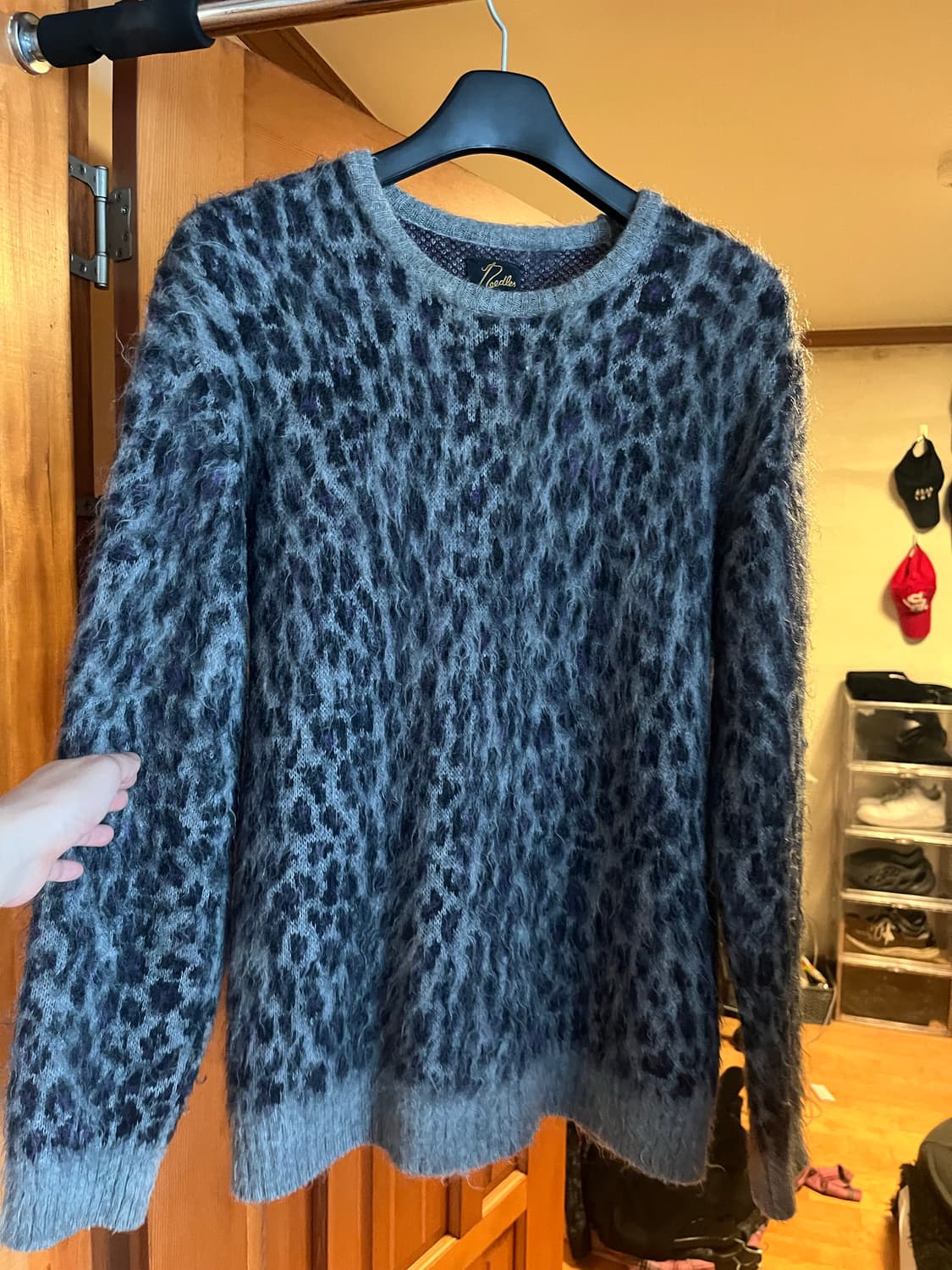 M) 니들스 레오파드 니트 상품이미지3