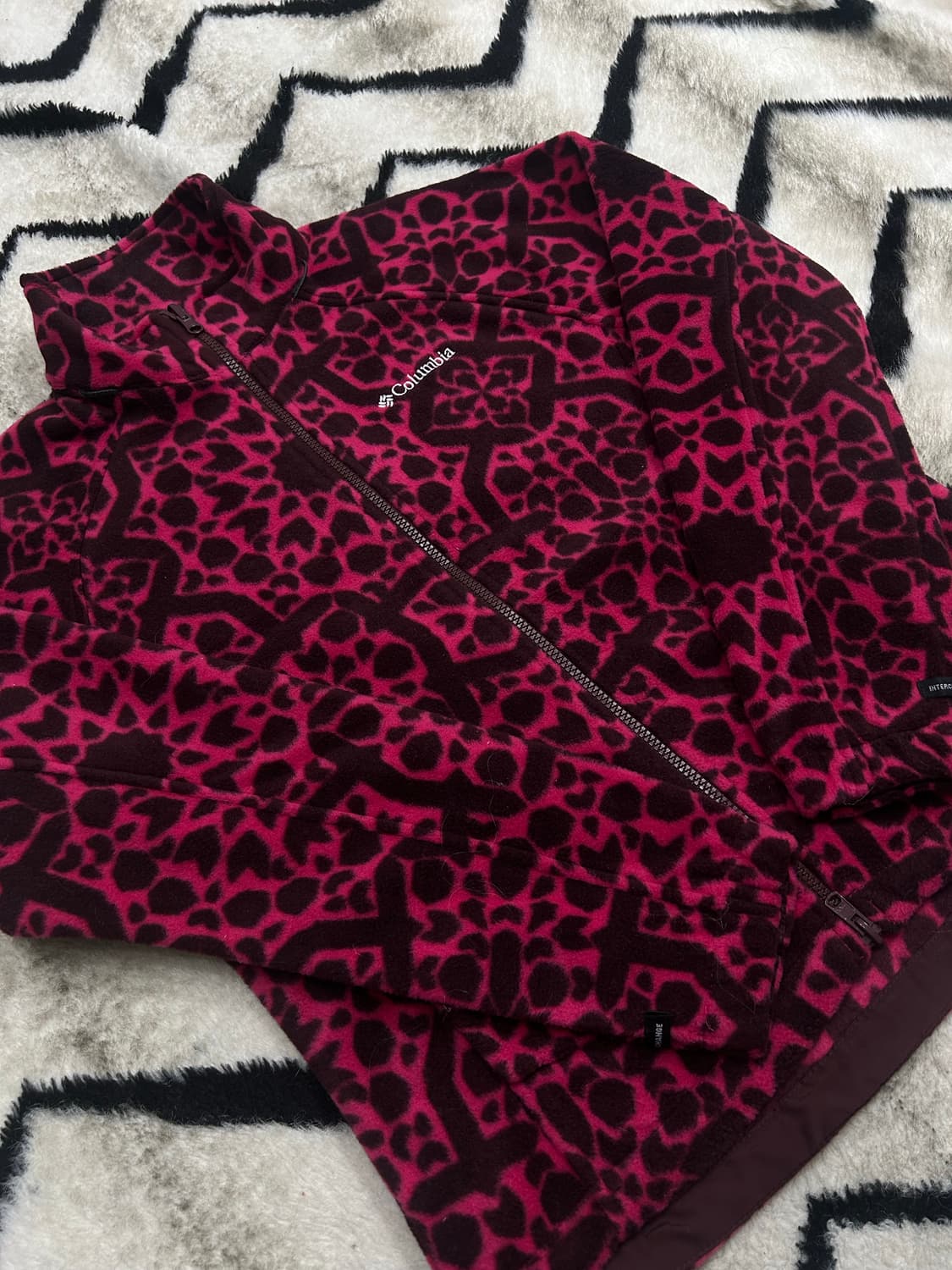 [M]컬럼비아 패턴 플리스 자켓 상품이미지2