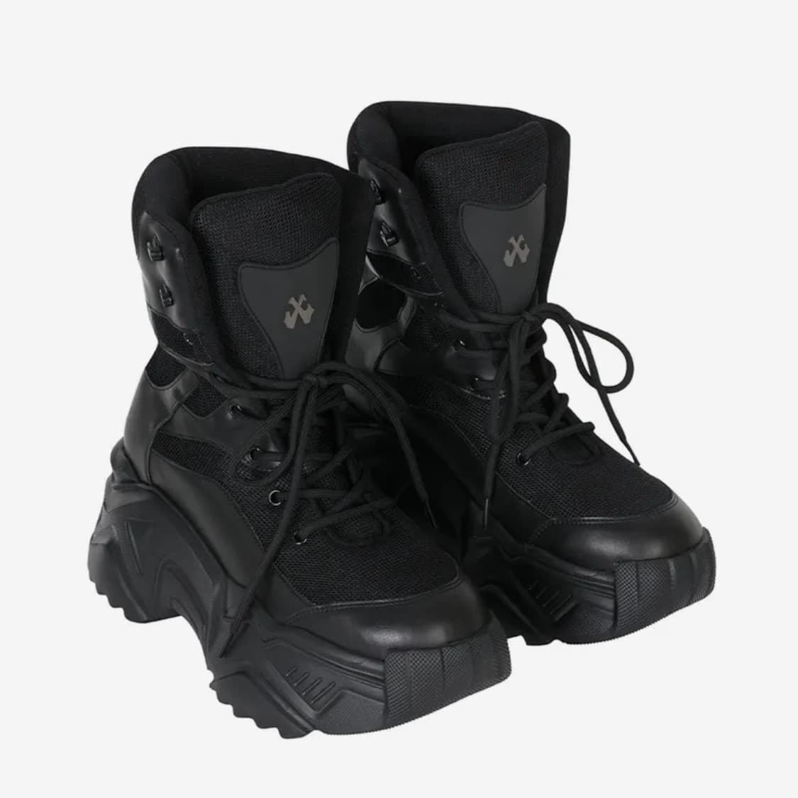 yeel 플랫폼 부츠 스니커즈 블랙 상품이미지1