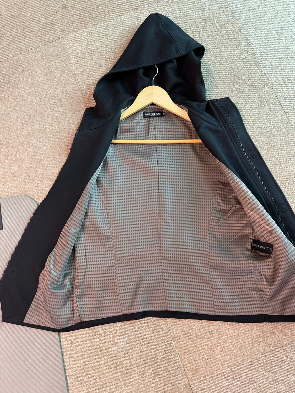 닐 바렛  후드 베스트   48 사이즈    상품이미지2