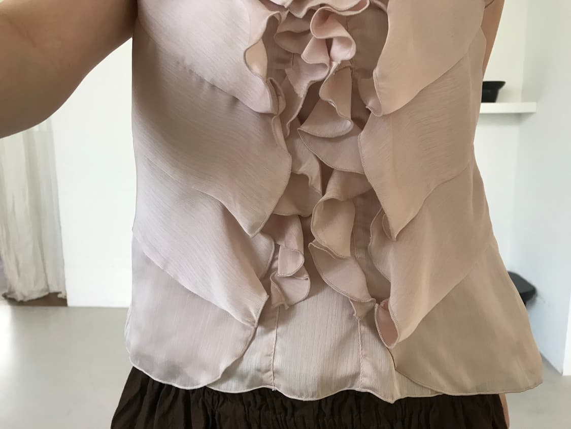 vintage frill blouse 상품이미지6