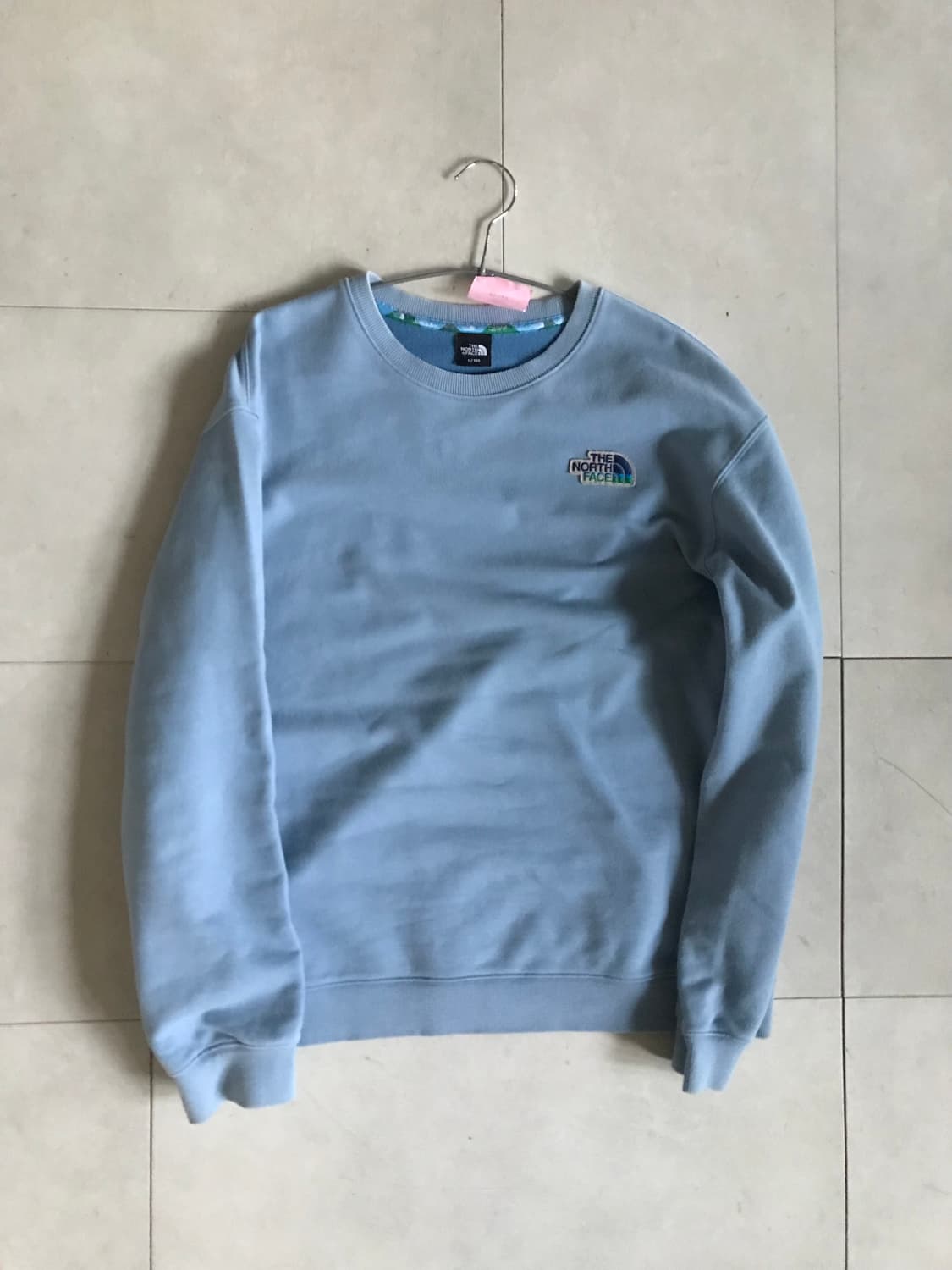 노페 연하늘 맨투맨 상품이미지9