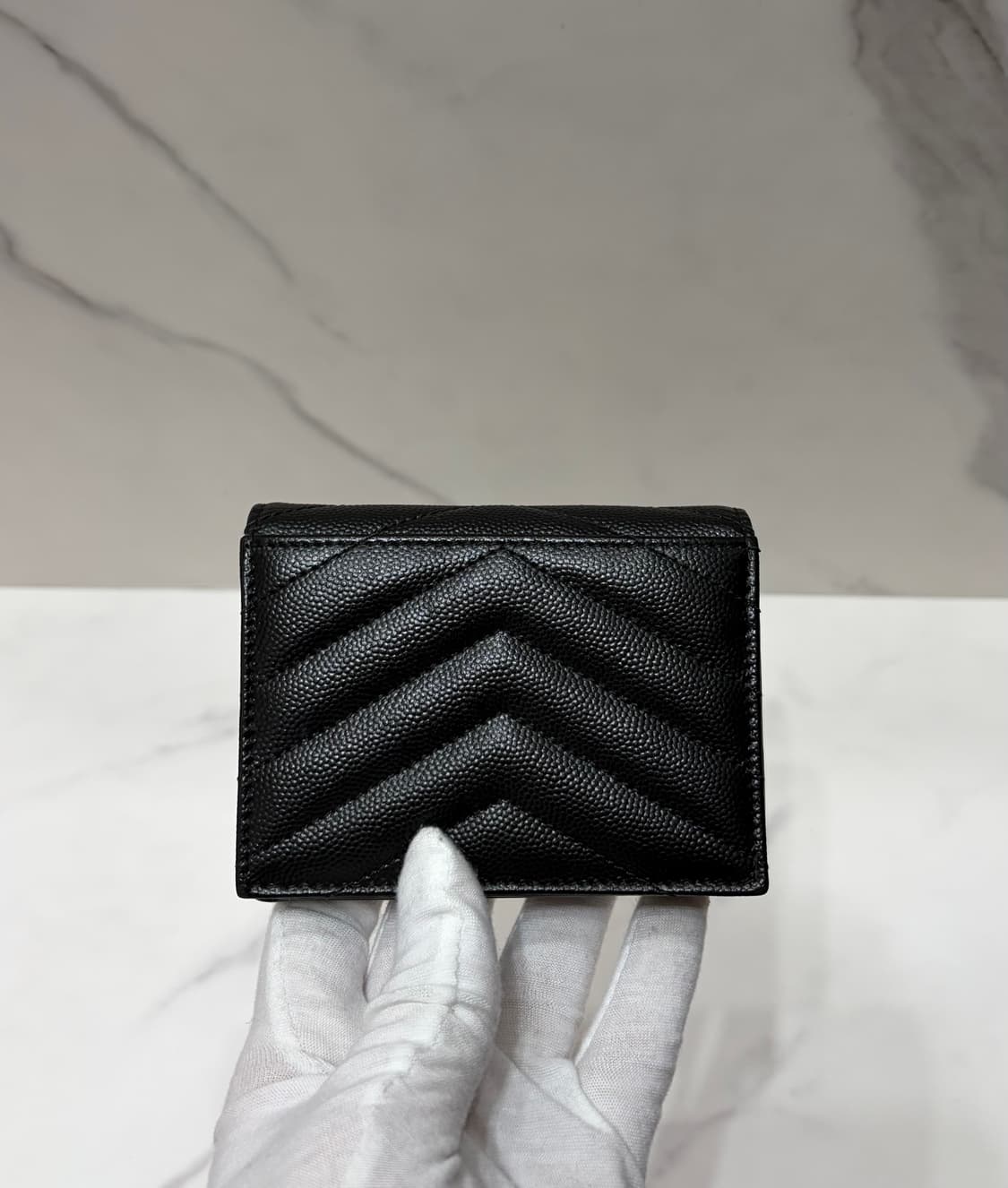 [정품] S급 생로랑 모노그램 마틀라세 반지갑 금장 상품이미지2