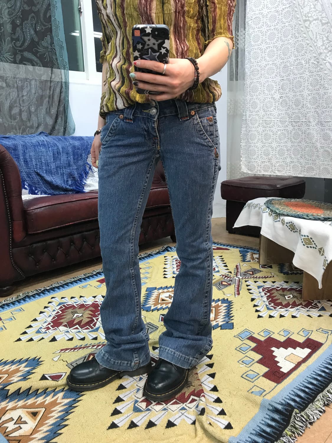 트루릴리젼 sammy 로우라이즈 부츠컷 데님팬츠  상품이미지2