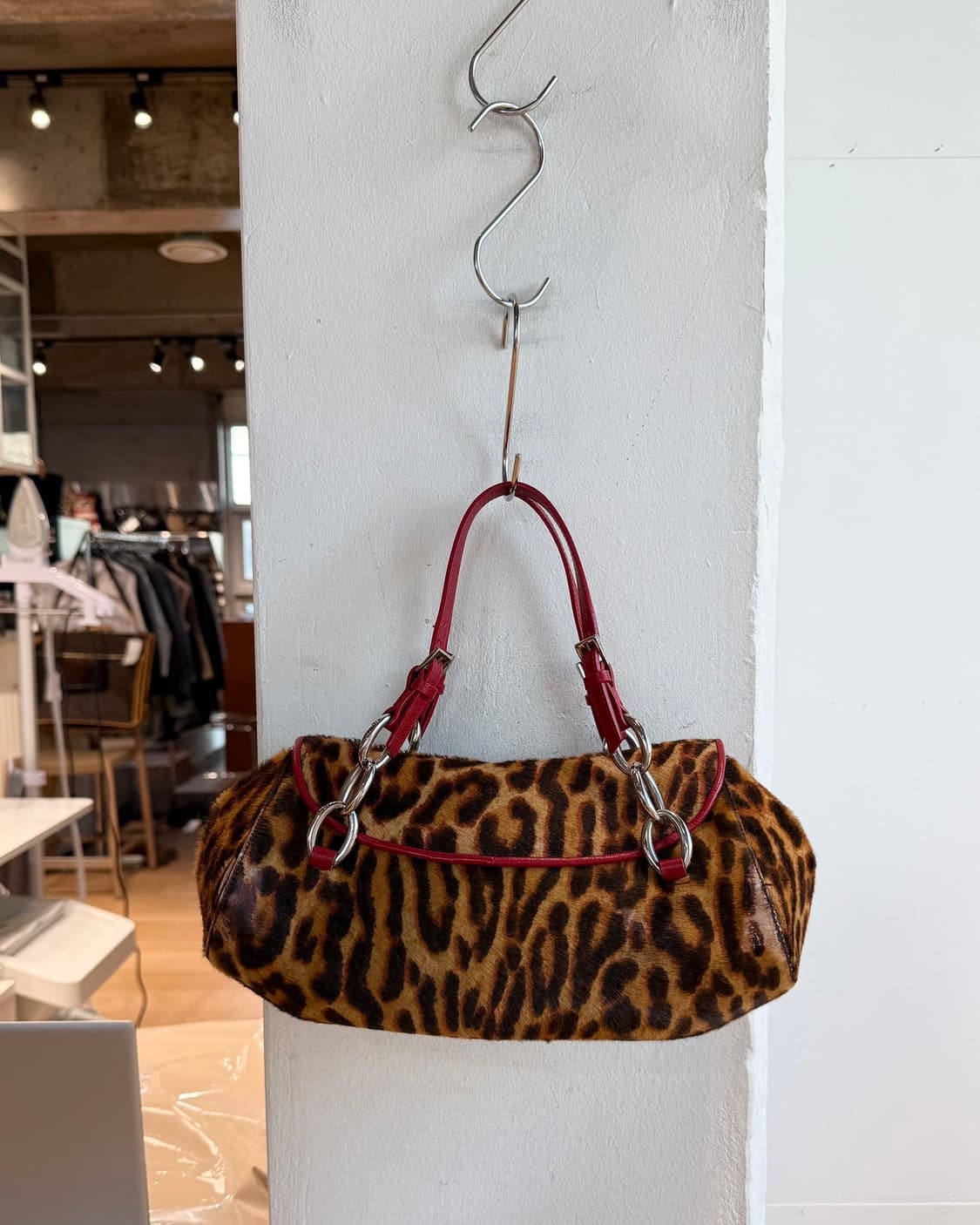 크리스찬 디올 레오파드 송치 디바 플랩백  상품이미지5