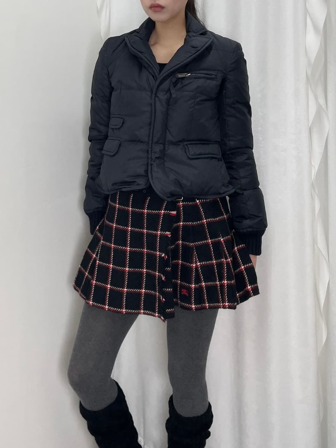 Burberry Bluelabel 플리츠 큐롯 팬츠 상품이미지1