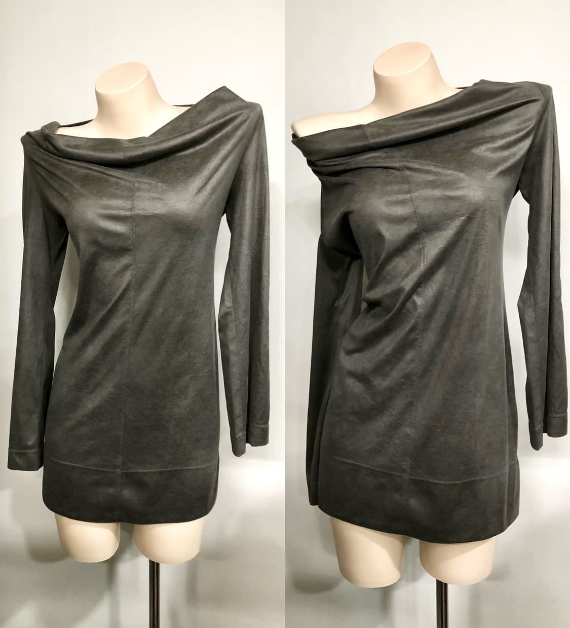 velour ash khaki drop one piece 상품이미지1