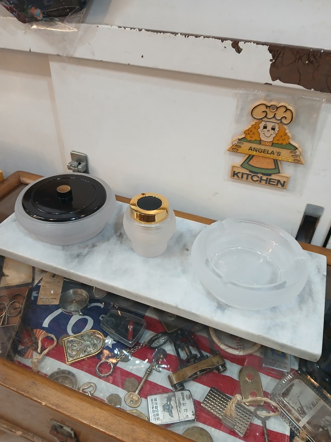 빈티지 글라스 재털이 셋트 상품이미지1