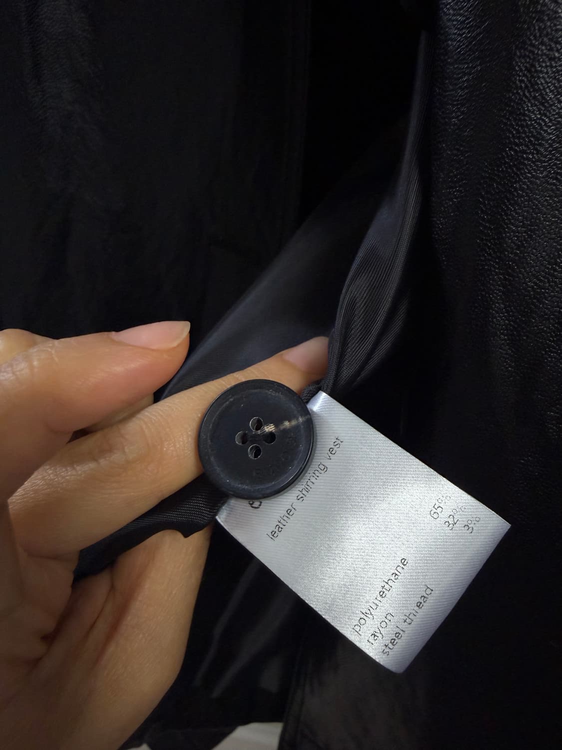 Eunoia 유노이아 가죽 조끼 상품이미지7