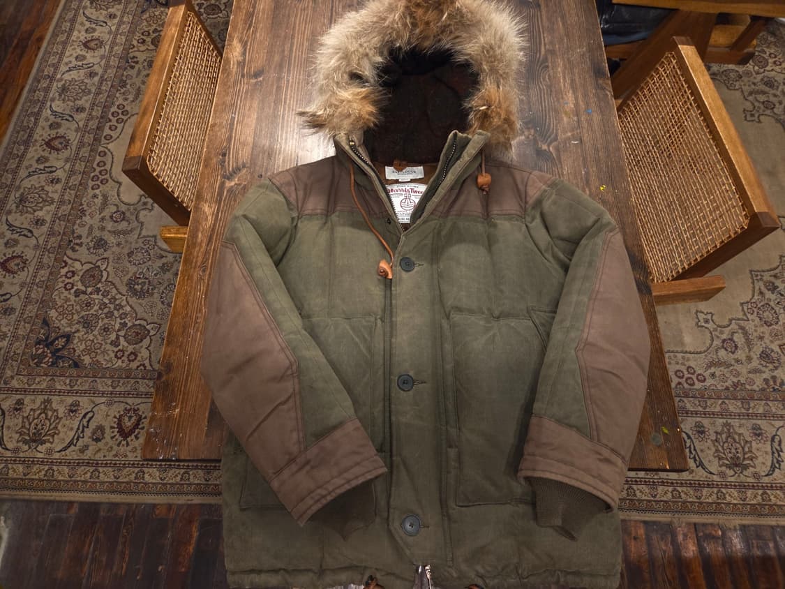 이스트로그 해리스트위드 구스다운자켓  상품이미지1