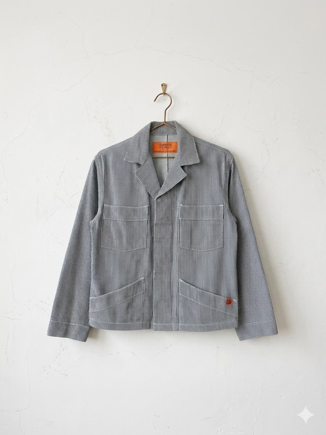 아메리카 유니버설 오버롤 샴브레이 커버올 상품이미지1