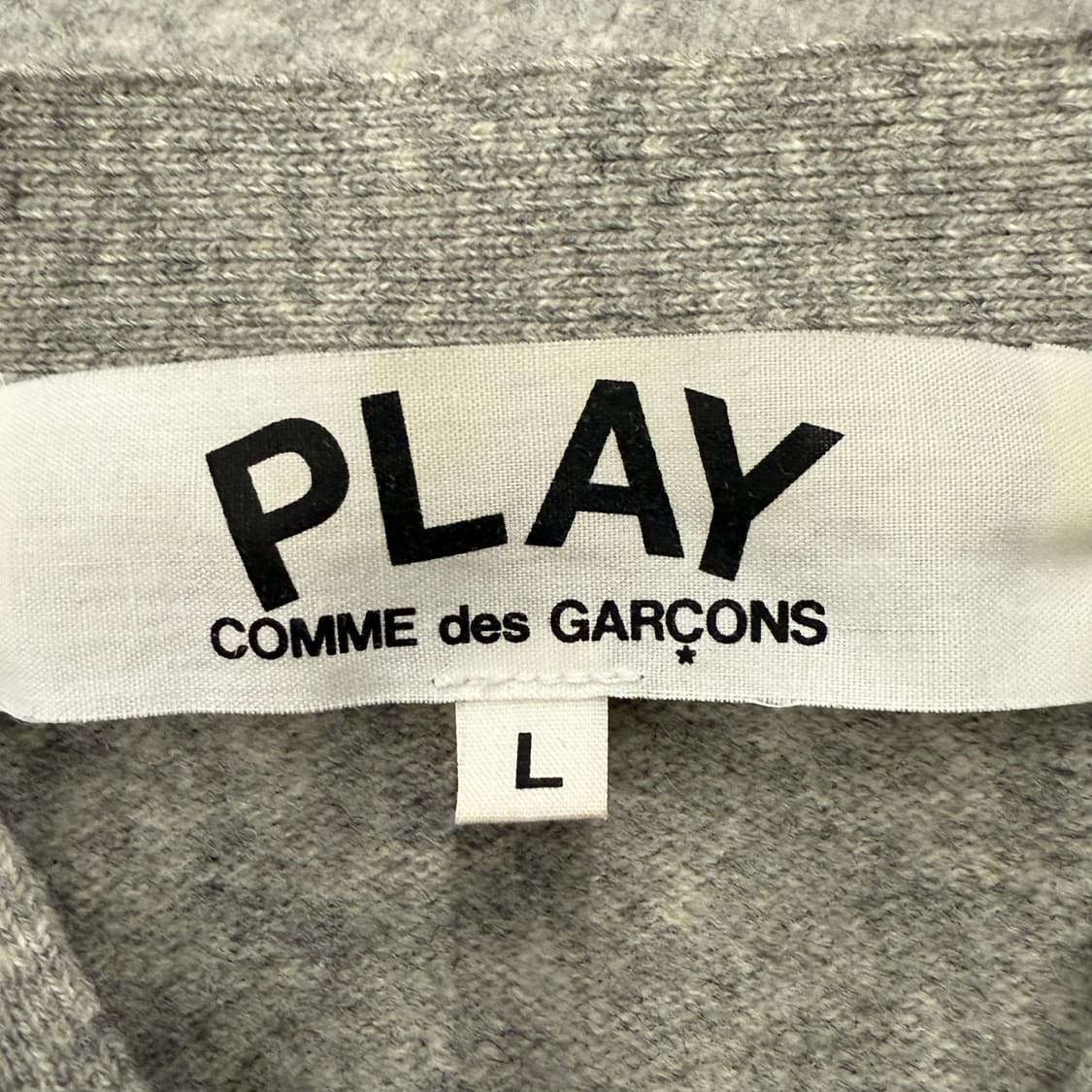 꼼데가르송 그레이 가디건 상품이미지5