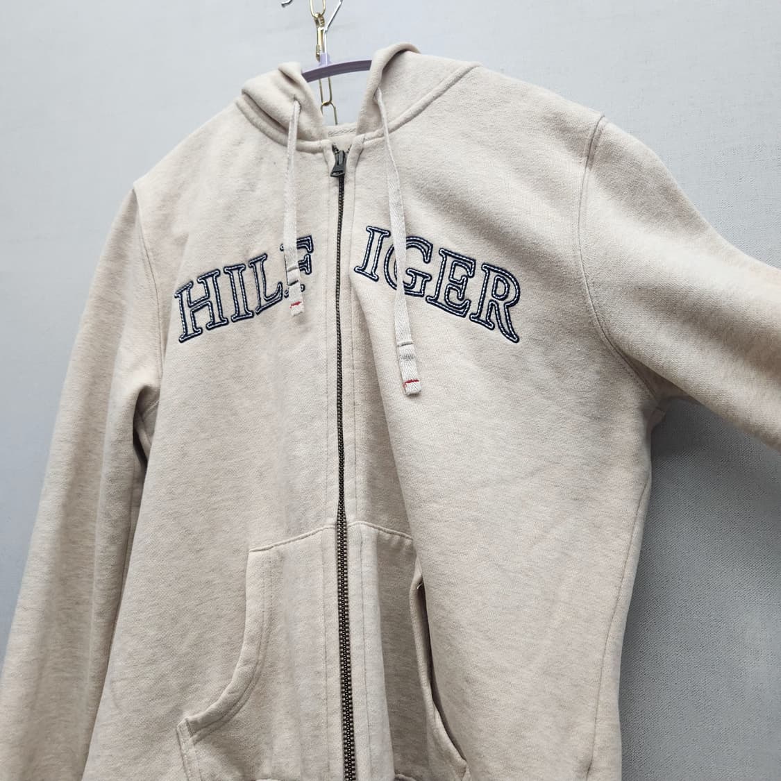 타미힐피거 빅로고 자수 후드집업 M 상품이미지2