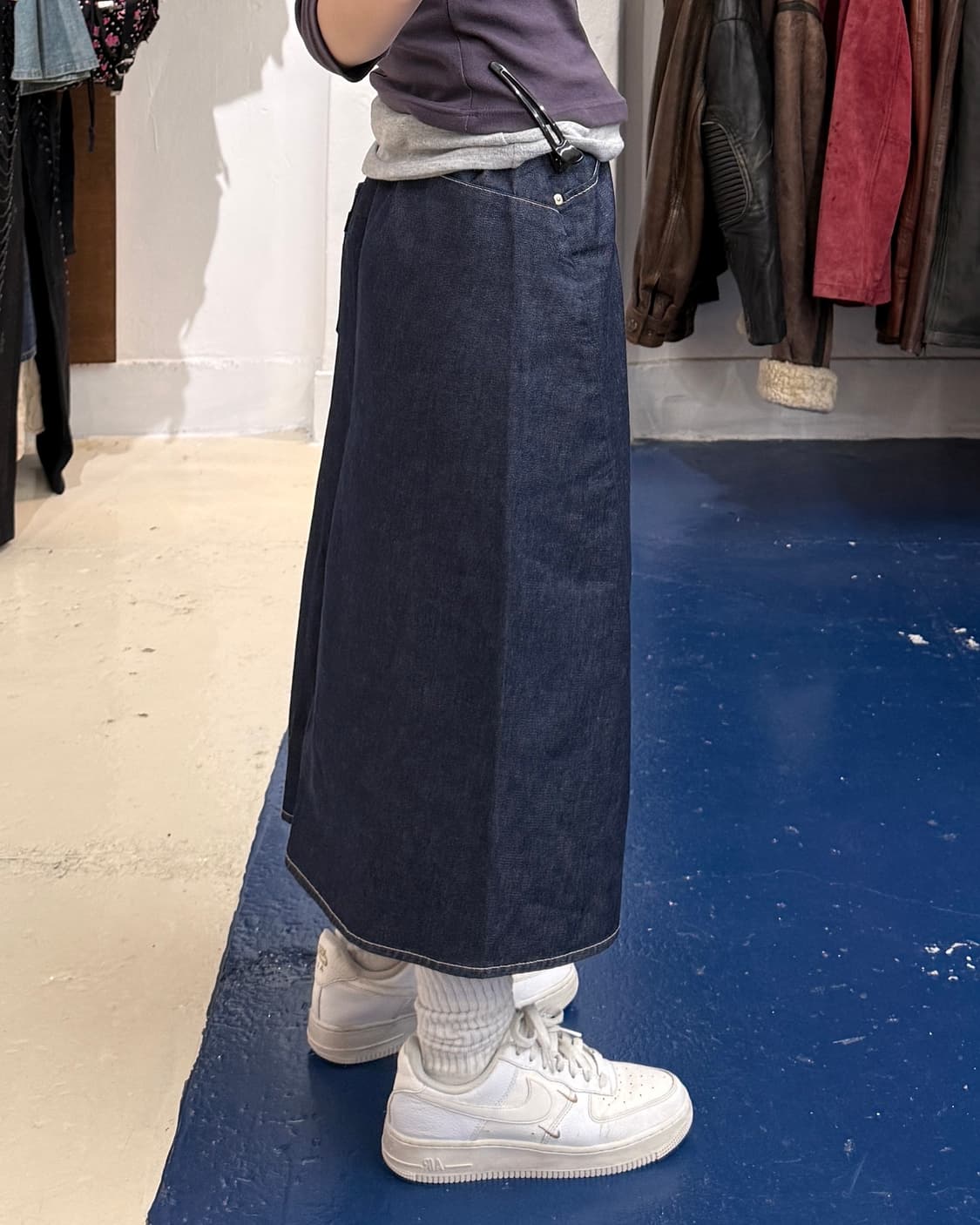 Levis 리바이스 엔지니어드 데님 스커트 상품이미지2