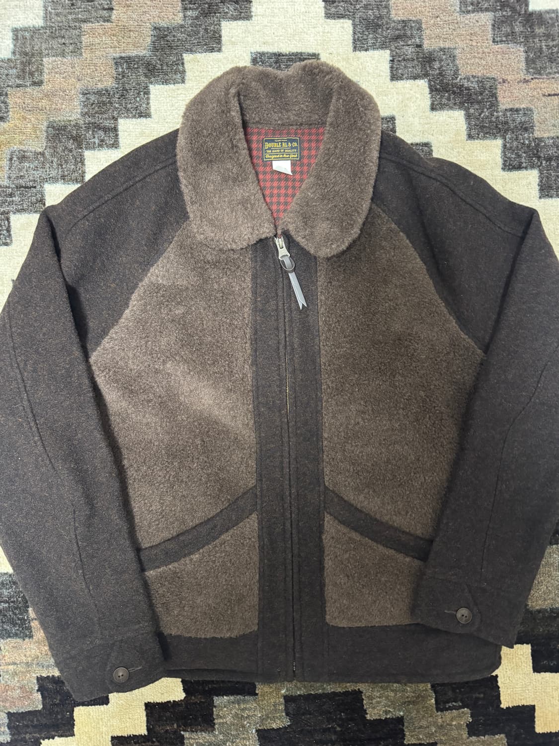 RRL 더블알엘 플리스 그리즐리 자켓 L 상품이미지2