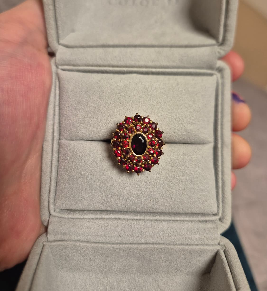 가넷 반지 (빈티지, 10호~10호반, s925, 퀄리티 진짜좋음) 상품이미지1
