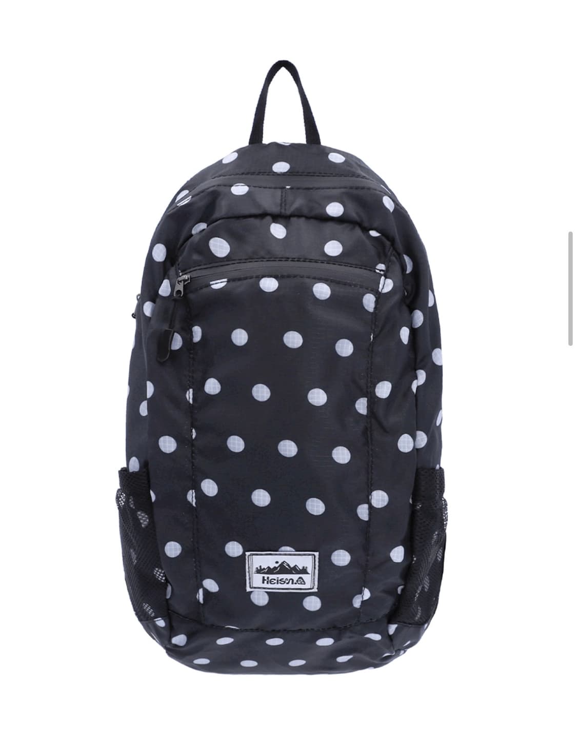 하이산 도트 백팩 블랙 상품이미지1