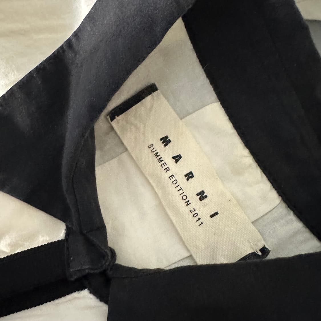 마르니 marni 투톤 칠부 셔츠 블라우스 상품이미지7