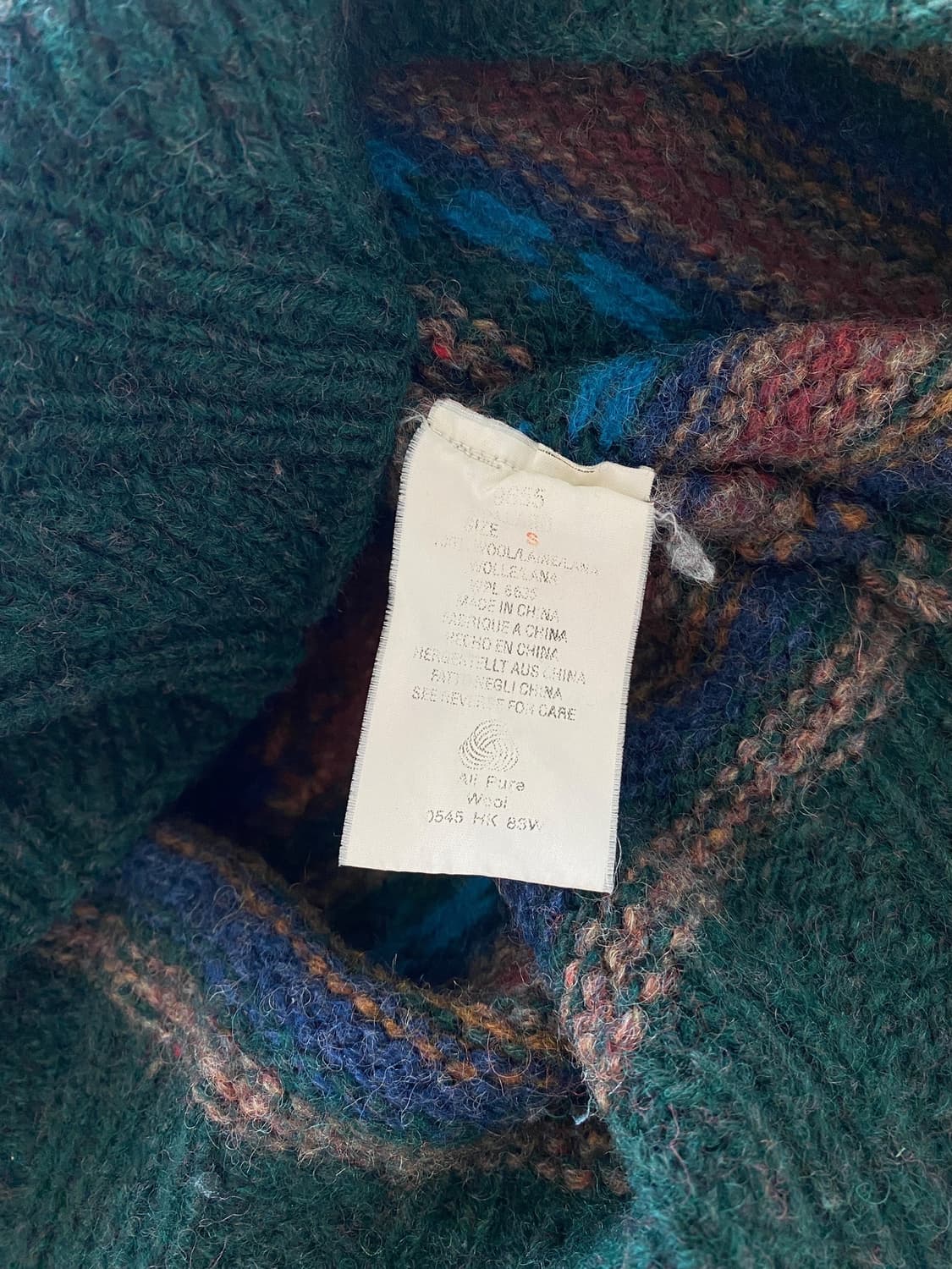 90's 울리치 핸드니트 네이티브 패턴 스웨터  상품이미지7