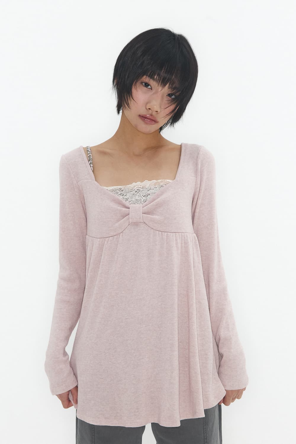 익스파이드걸 소프트 탑 핑크 상품이미지3