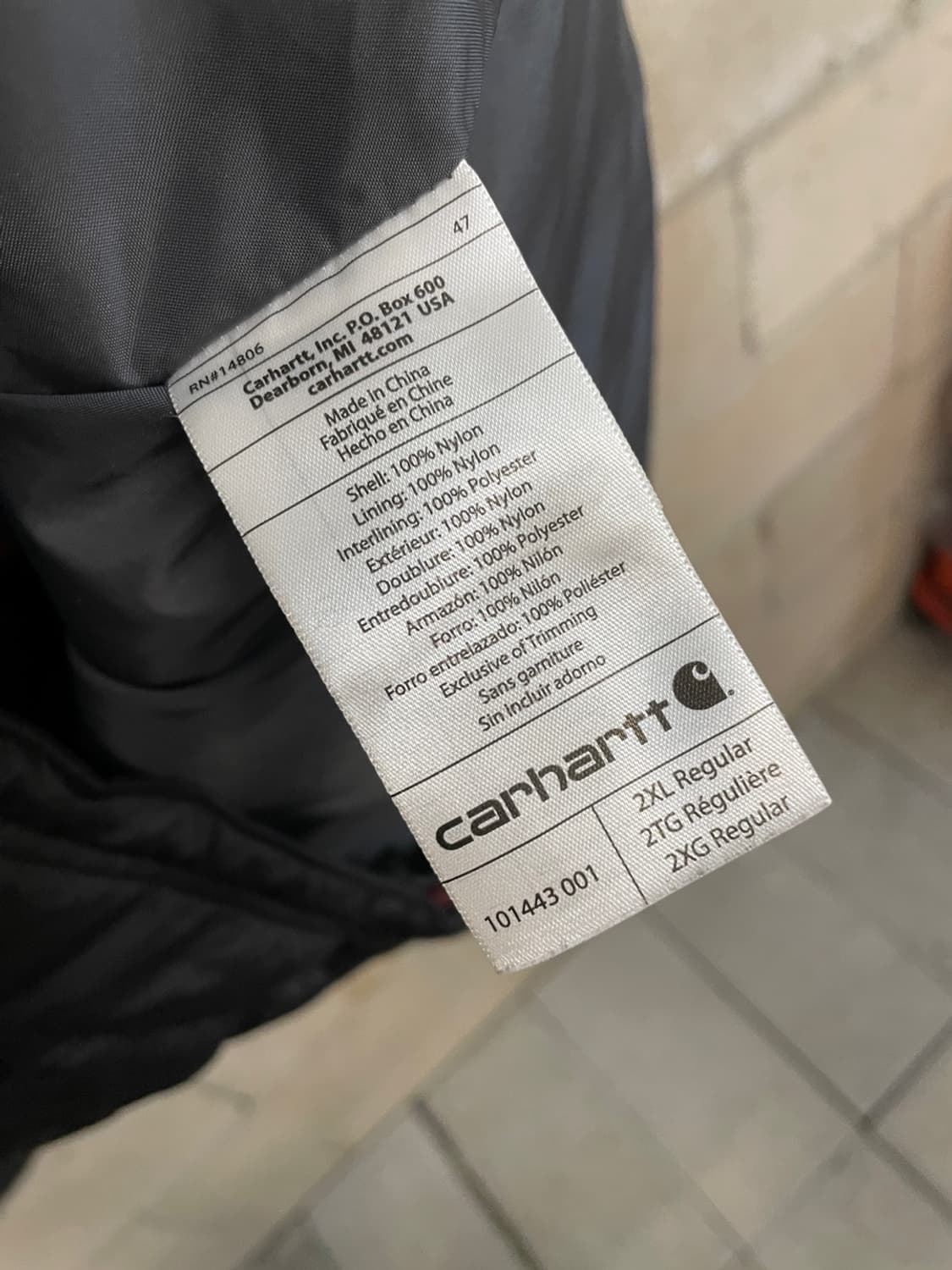 칼하트 길리암 경량 자켓  상품이미지6