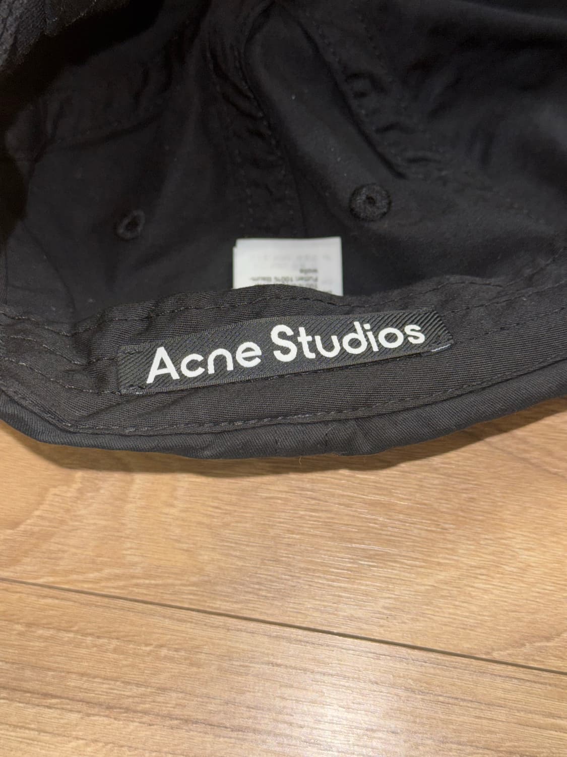 아크네 스튜디오 Acne Studios 페이스 패치 볼캡 블랙 OS 상품이미지3