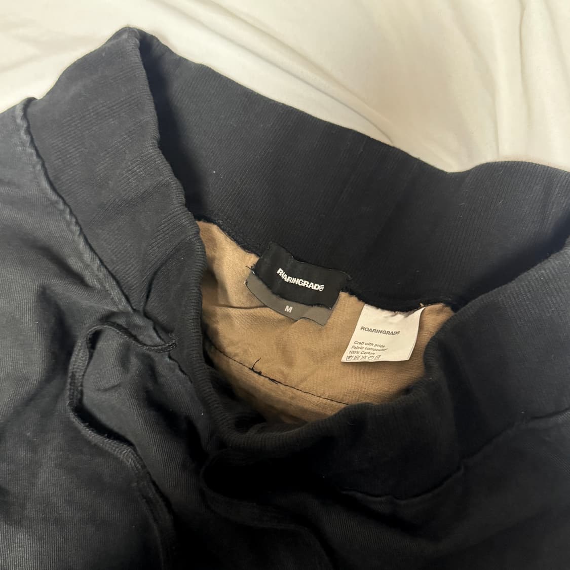 로어링라드 지퍼 새깅 팬츠 M (공홈품절) 상품이미지5