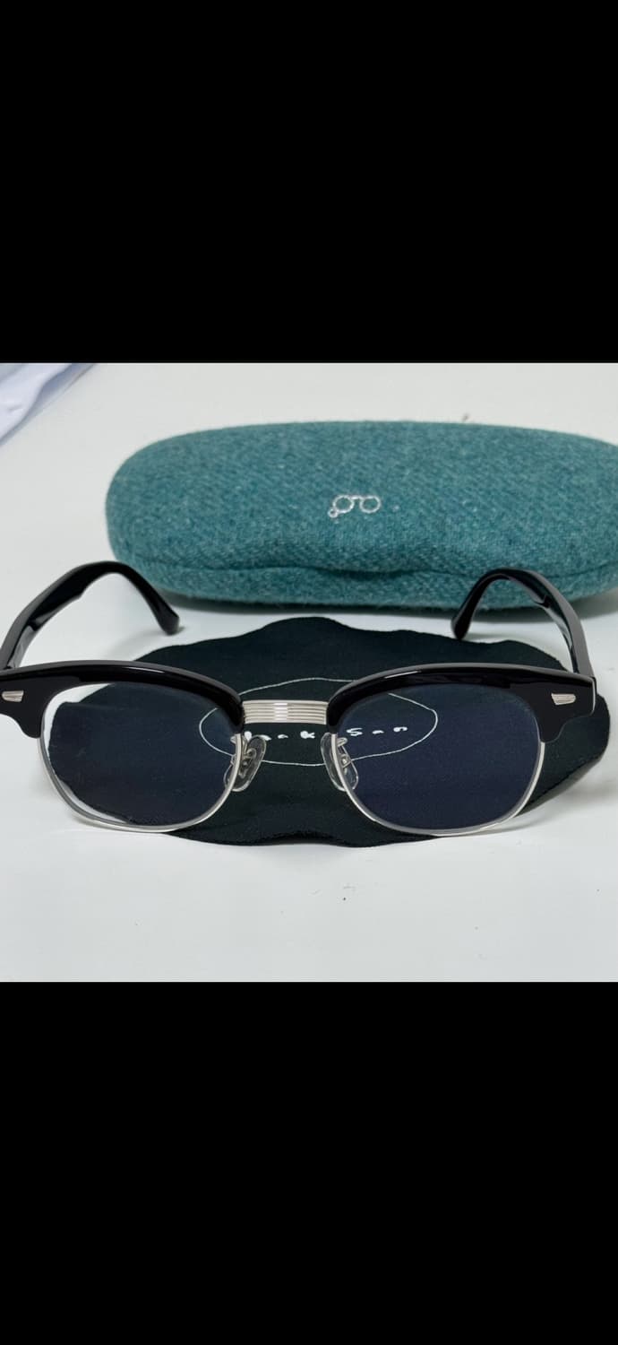 백산안경 린디브로우 하쿠산 안경 하금테 상품이미지1