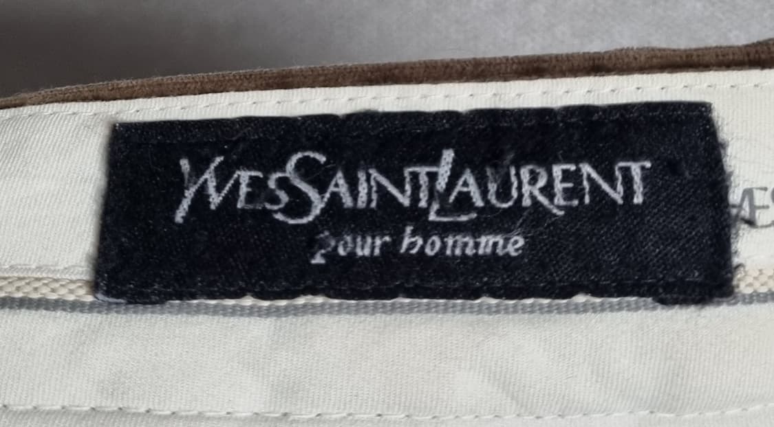 XL (34) 입생로랑 빈티지 브라운 코듀로이 팬츠 상품이미지4