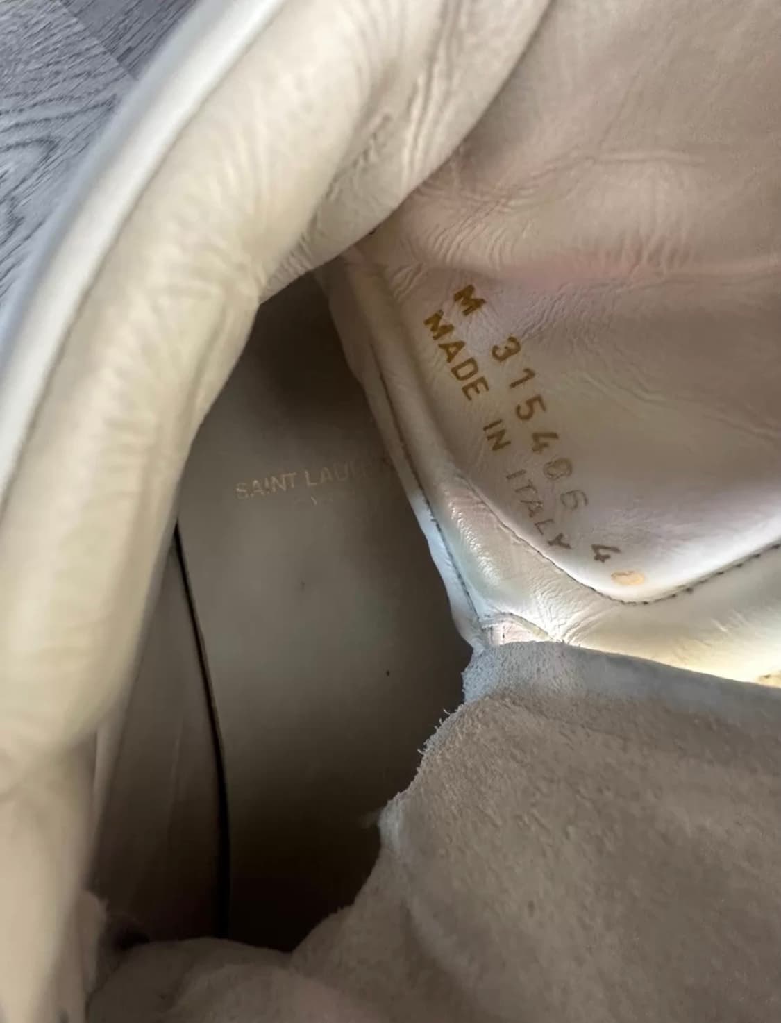 생로랑 화이트 하이탑 SL/01  상품이미지6