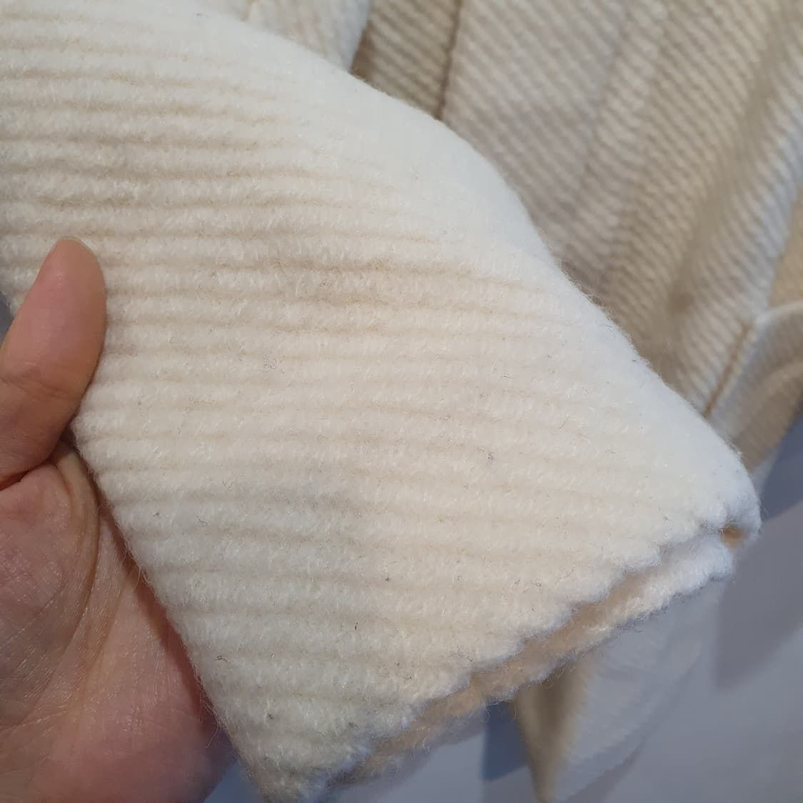 lartigent 아이보리 루즈핏 코트 상품이미지3