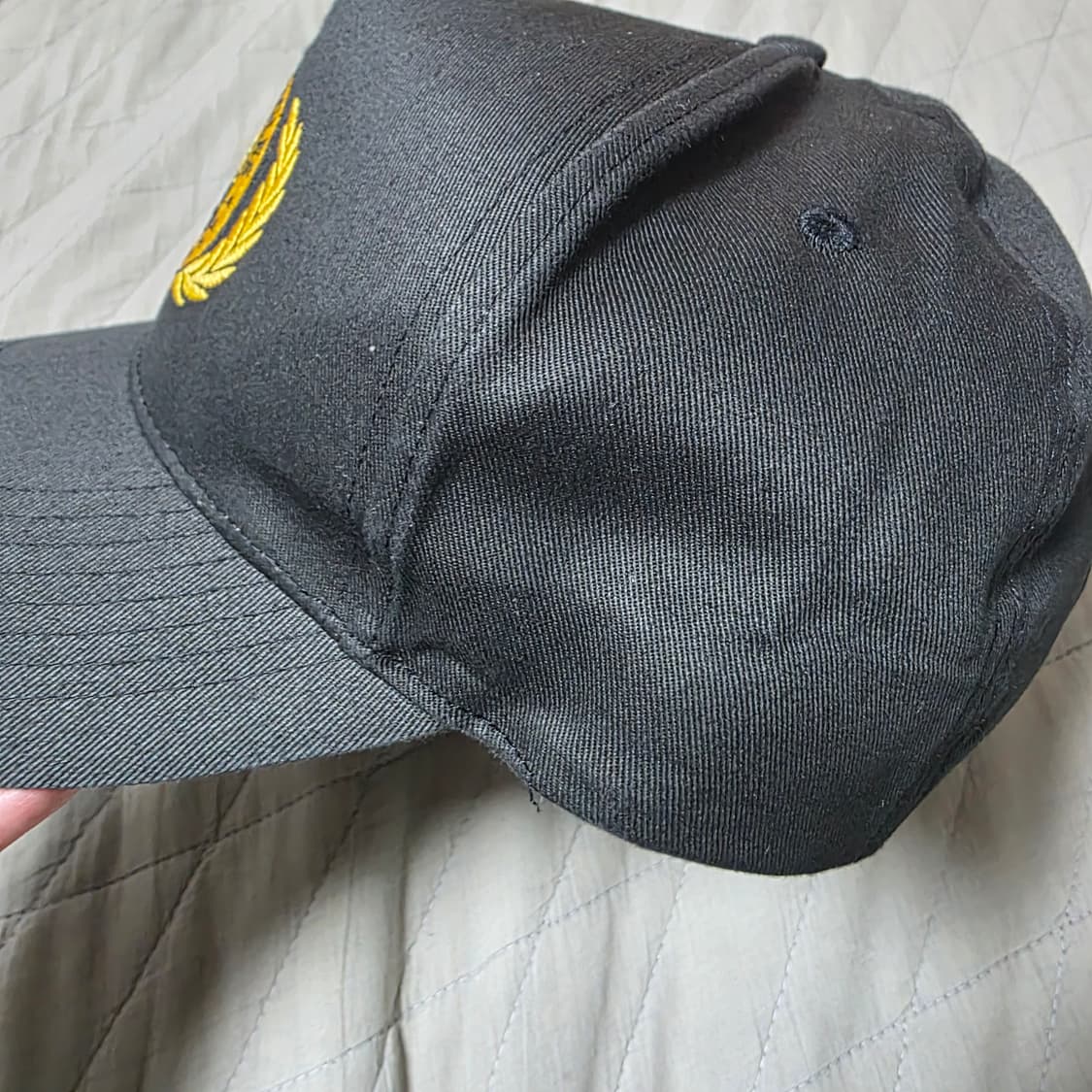 [OS] 빈티지 NRA 골든이글 5패널 볼캡 블랙 상품이미지4