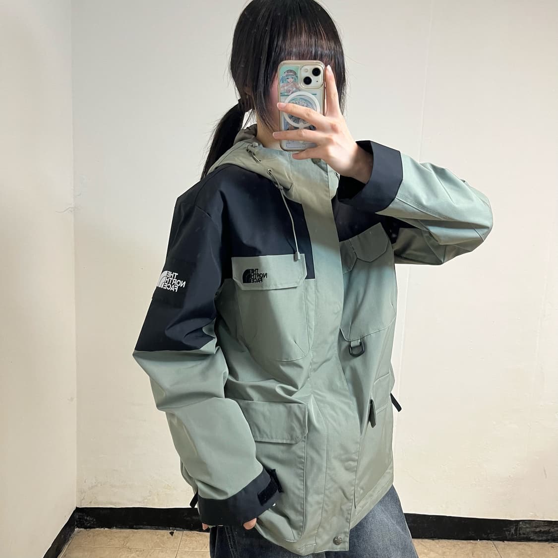 The North Face khaki ranger windbreaker 상품이미지2