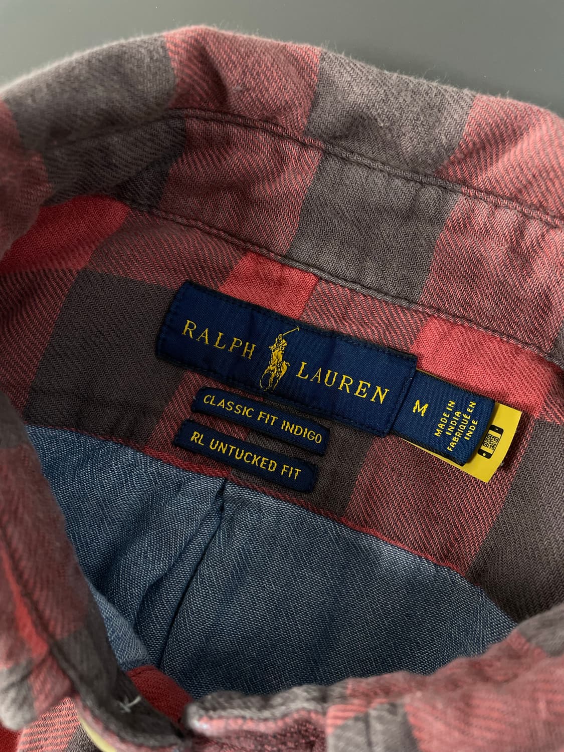 [M] 폴로 랄프로렌 플란넬 더블 페이스 셔츠 클래식핏 QR인증 상품이미지9