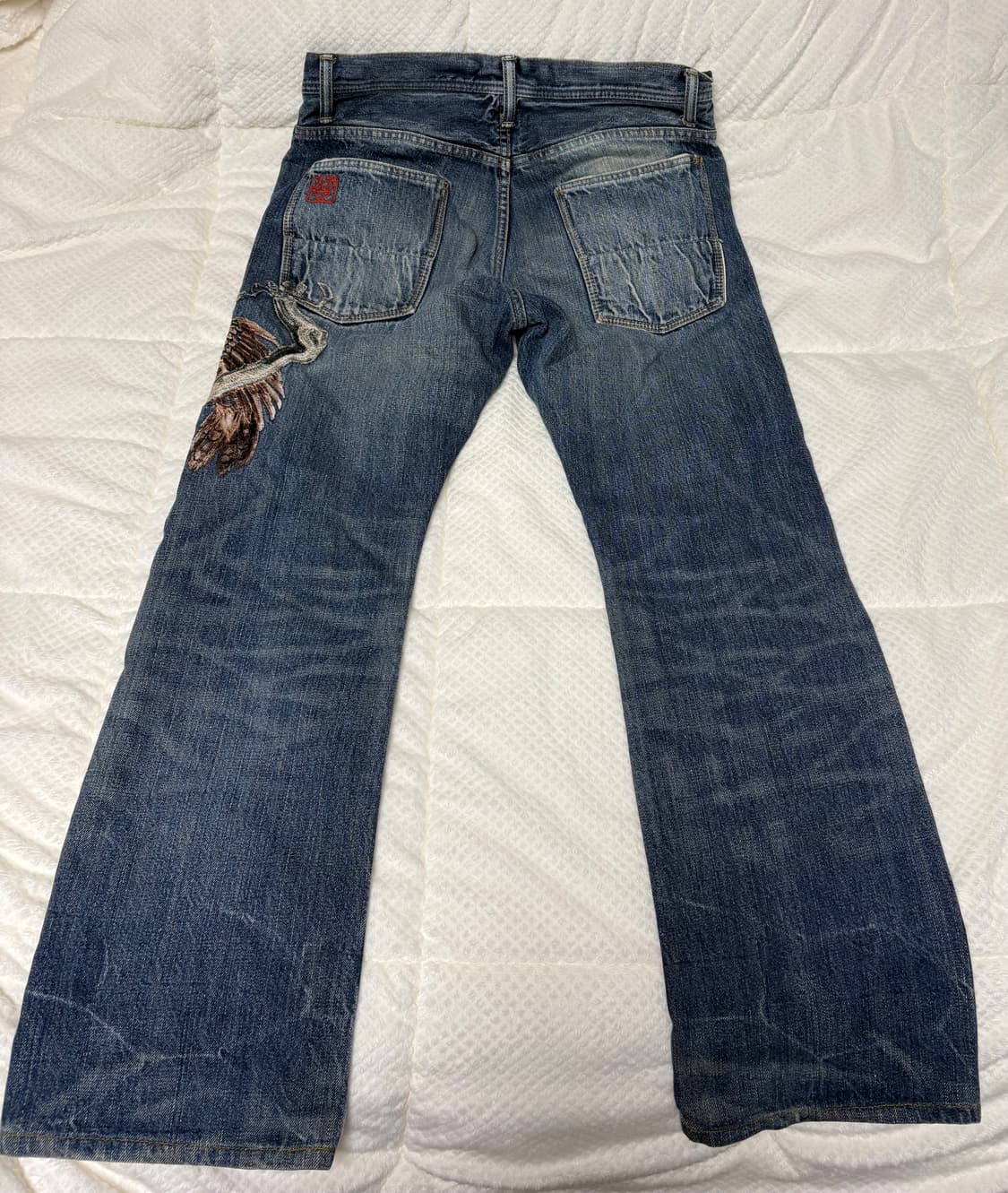 Denim Craft Embroidered Bird Denim 상품이미지4