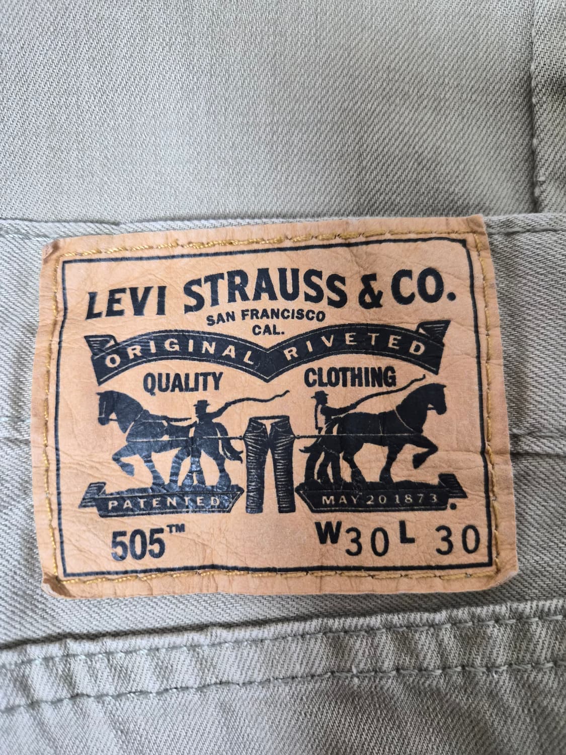 리바이스Levis 505 화이트탭 30사이즈 P-9 상품이미지4