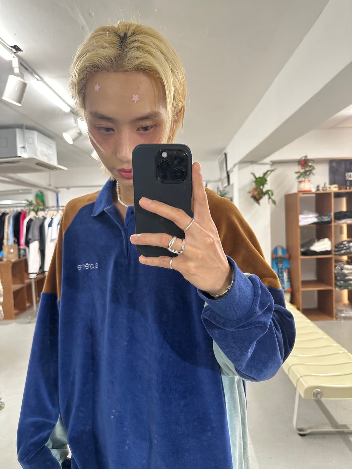 슈프림 Supreme Paneled Velour L/S Polo 상품이미지1