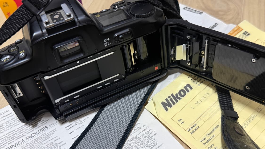 Nikon F-601 Quartz date 쿼츠데이트필름카메라줌렌즈 상품이미지7