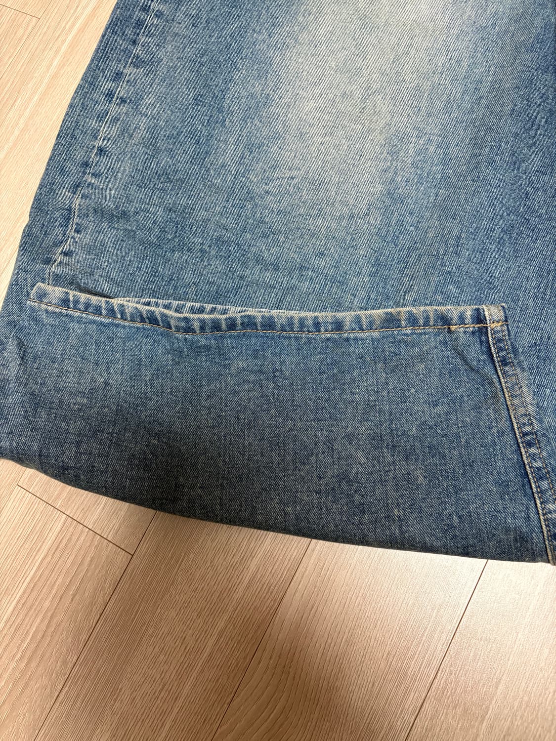 트리밍버드 Front Yoke Denim Pants Dark Blue 상품이미지2