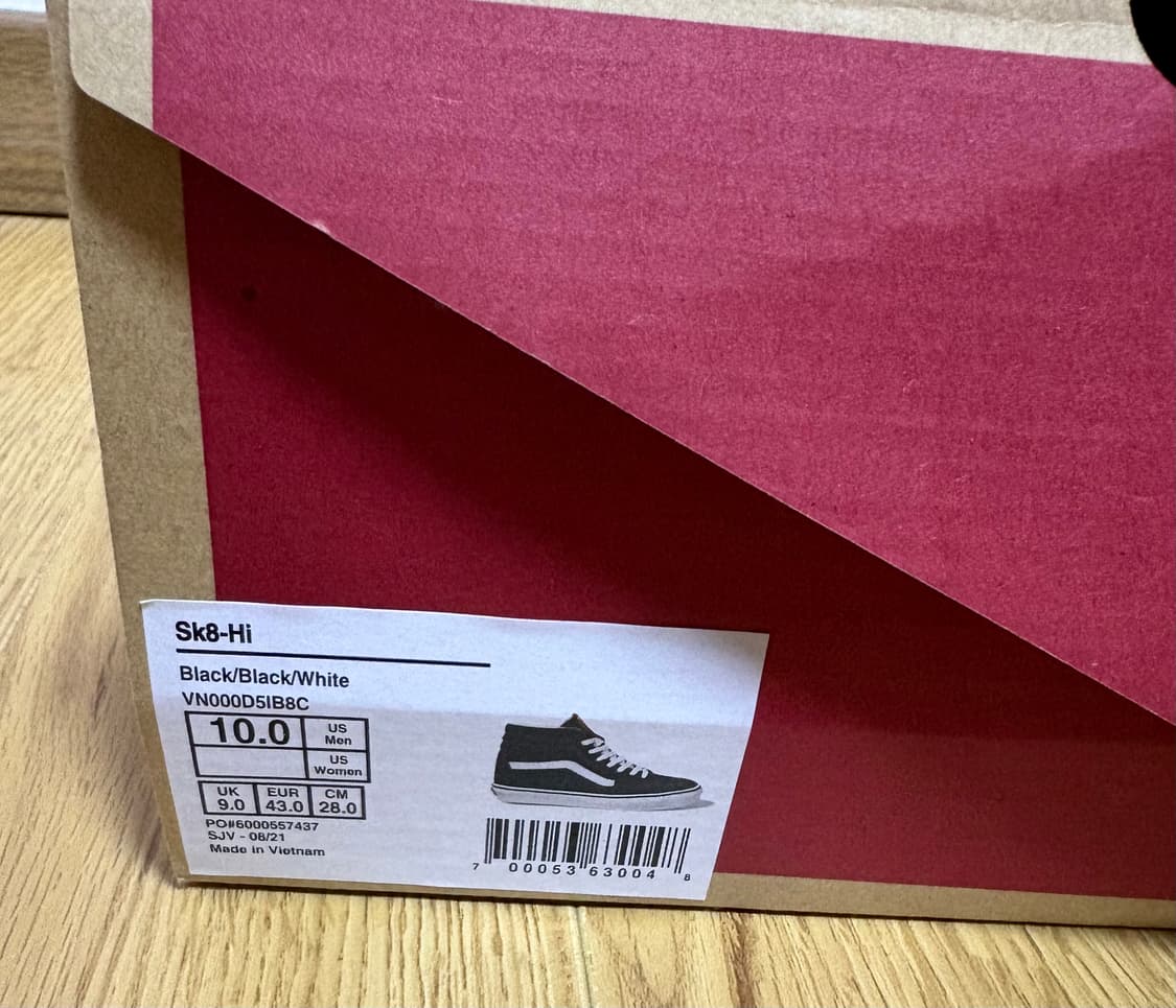 반스 스케이트 하이(280)(새 상품 급) 상품이미지3